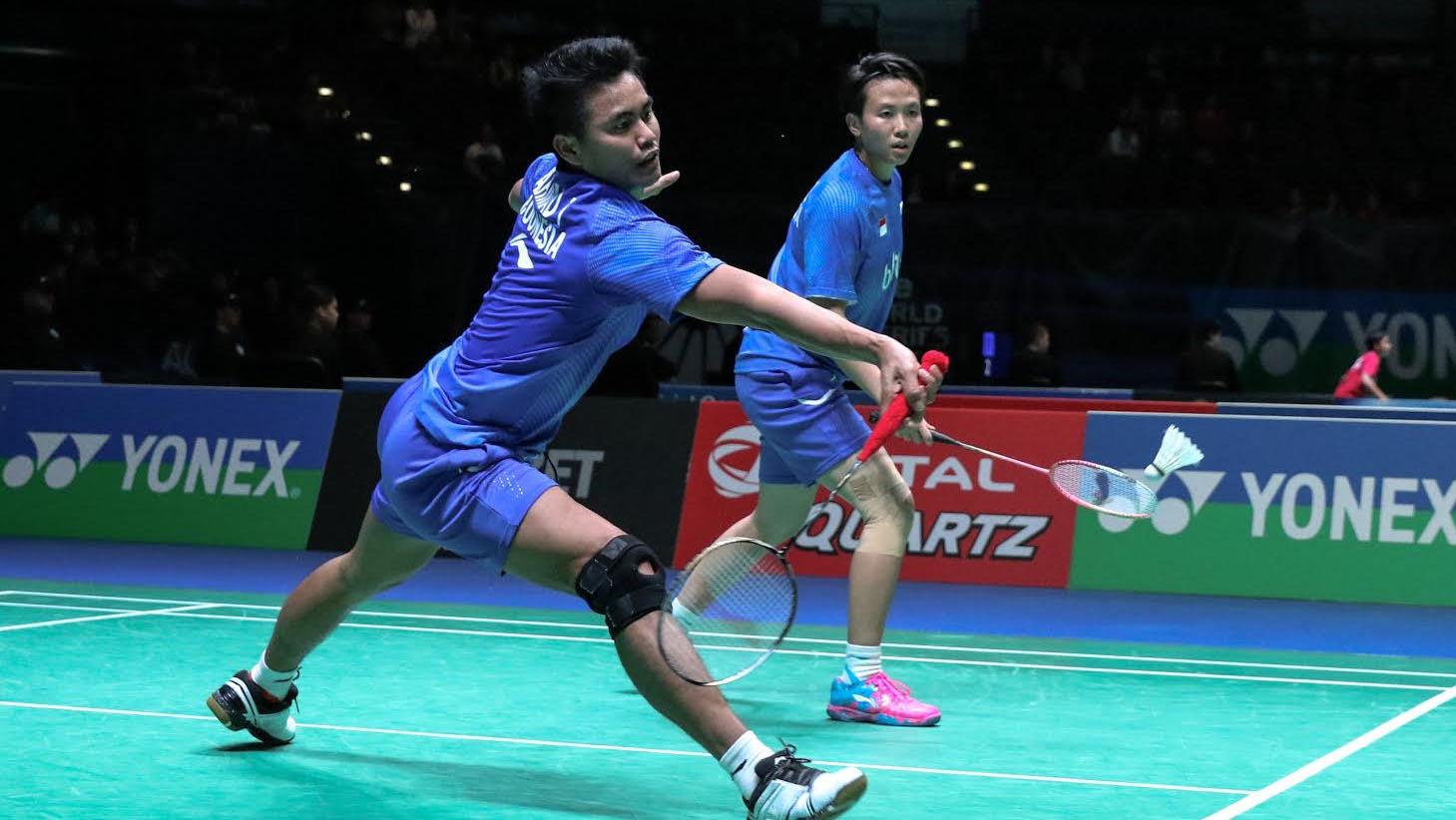 Tontowi Ahmad dan Liliyana Natsir (All England Open 2017). Copyright: Humas PBSI