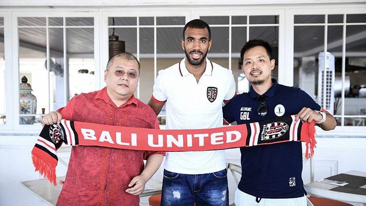 Pemain asing Bali United, Sylvano Dominique Comvalius. Copyright: Instagram/baliunitedfc.