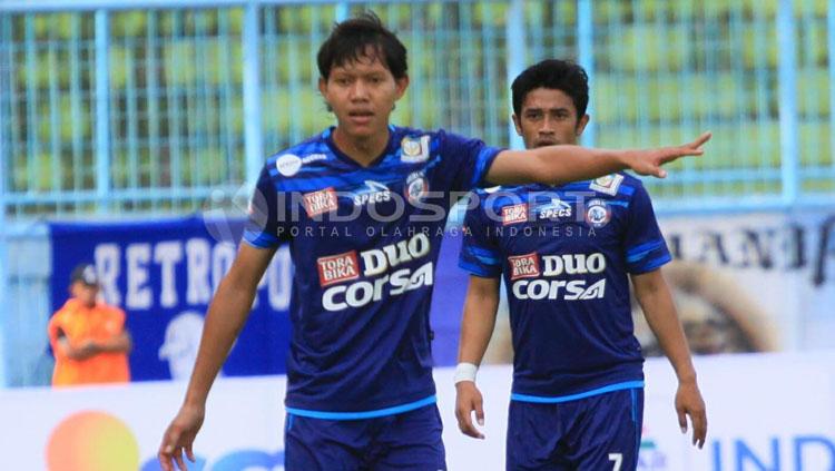 Adam Alis Setyano pada laga saat melawan PS TNI. Copyright: Ian Setiawan/INDOSPORT