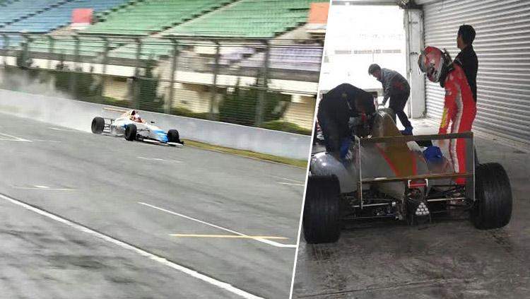 David Juliano Sitanala, Pembalap asal Maluku yang tampil di ajang Formula 4. - INDOSPORT