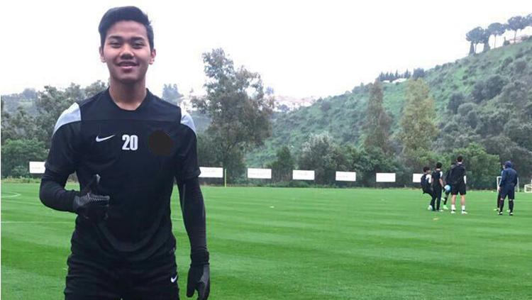 Andri Syahputra saat sedang berada di Malaga pada Februari lalu.