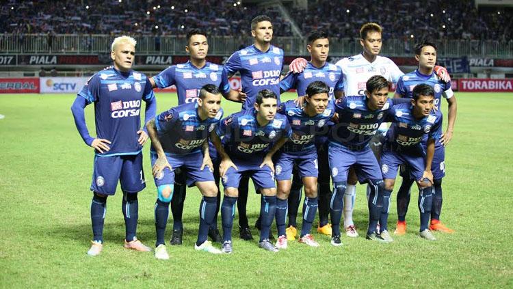 Skuat Arema FC. Copyright: Herry Ibrahim/INDOSPORT