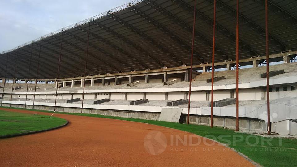Stadion Barombong, Makassar direncanakan rampung tahun 2018 mendatang.