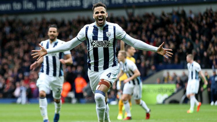 Pemain West Bromwich Albion, Hal Robson-Kanu. - INDOSPORT