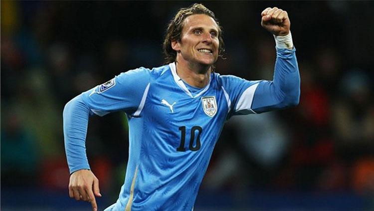 Mantan pemain Manchester United, Diego Forlan. Copyright: PriorAds.com