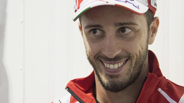 Pembalap tim Ducati, Andrea Dovizioso. Copyright: Mirco Lazzari gp/Getty Images