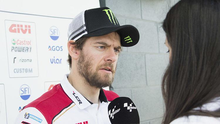 Pembalap LCR Honda, Cal Crutchlow terancam absen di MotoGP Catalunya 2020 karena mengalami cedera setelah terpeleset saat tes swab.