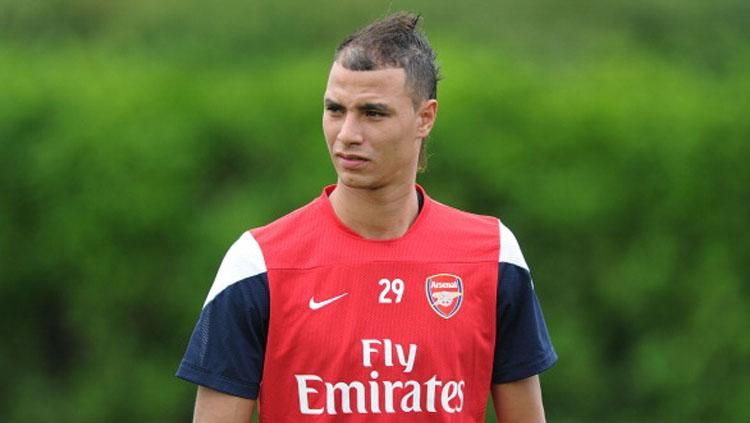 Marouane Chamakh saat masih berseragam Arsneal.