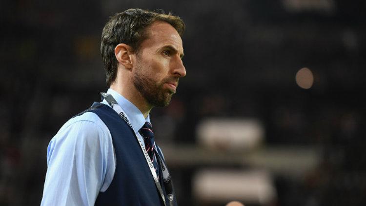 Pelatih Timnas Inggris, Gareth Southgate. Copyright: Michael Regan - The FA/The FA via Getty Images