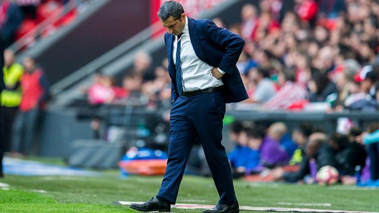 Valverde digosipkan dengan Barcelona. Copyright: Juan Manuel Serrano Arce/Getty Images