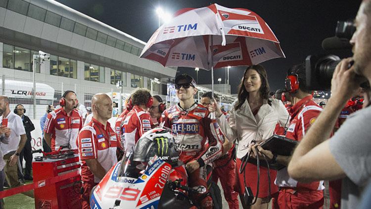 Pembalap anyar Ducati, Jorge Lorenzo. Copyright: Mirco Lazzari gp/Getty Images