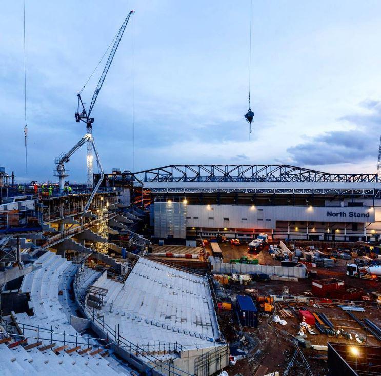 (FOTO) Mengintip Pembangunan Stadion Megah Tottenham ...