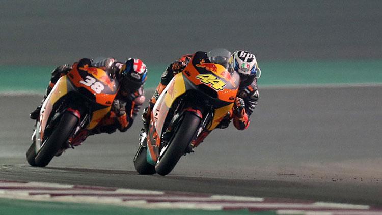 Berikut hasil tes pramusim MotoGP 2022 hari ketiga di Sirkuit Mandalika, Minggu (13/02/22). Pol Espargaro kembali meraja, Joan Mir alami gangguan kesehatan. (KARIM JAAFAR/AFP/Getty Images)