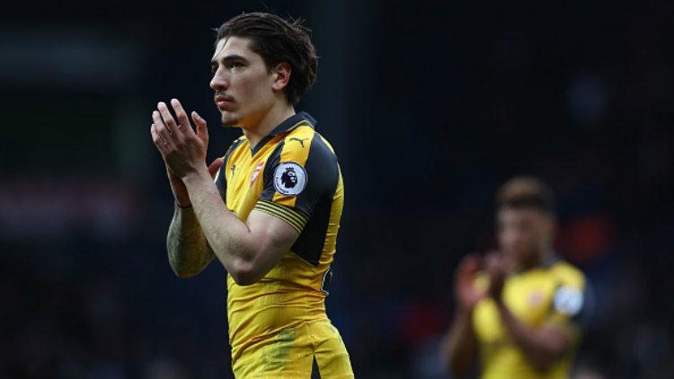 Pemain Arsenal, Hector Bellerin diincar oleh Barcelona. Copyright: Matthew Lewis/Getty Images