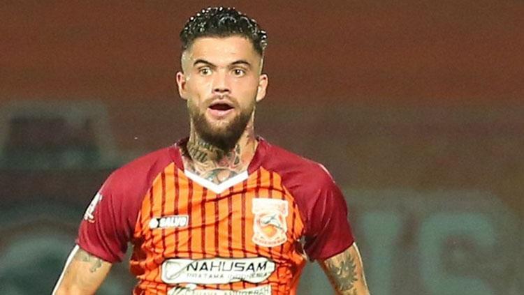 Bek sayap Pusamania Borneo FC, Diego Michiels Copyright: Alan Rusandi/Kaltim Post.