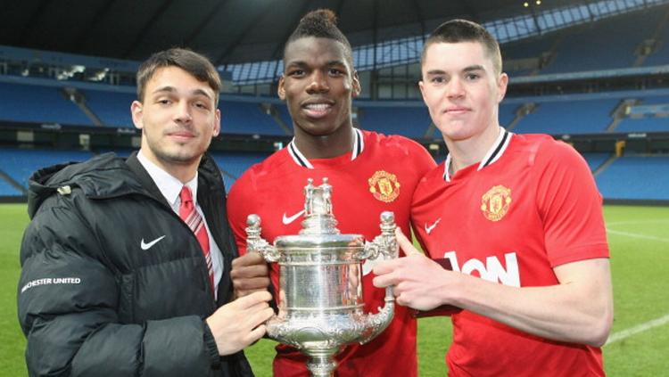 Pogba dan Keane saat masih Copyright: John Peters/Man Utd via Getty Images