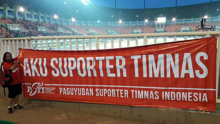 Ignatius Indro, Ketua Umum Paguyuban Suporter Timnas Indonesia. - INDOSPORT