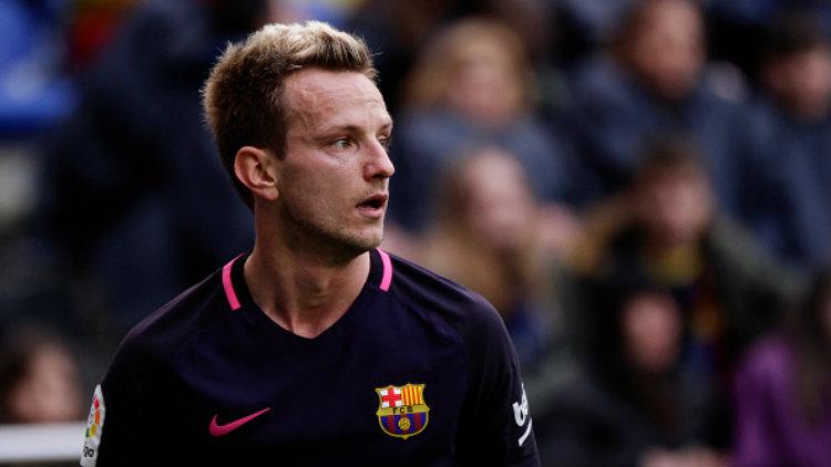 Gelandang Barcelona, Ivan Rakitic. Copyright: Jose Manuel Alvarez Rey/NurPhoto via Getty Images