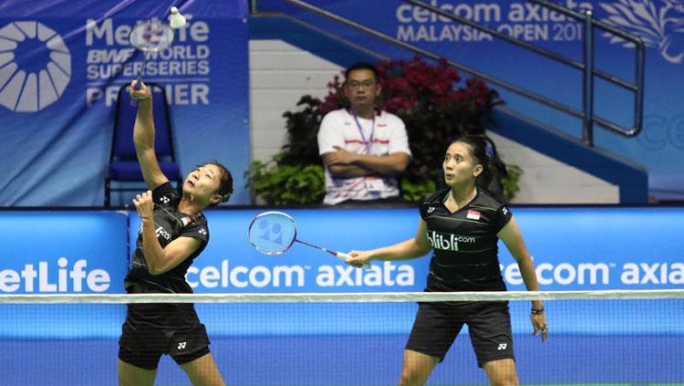 Dua wakil ganda putri Indonesia, Anggia Shitta Awanda/Ni Ketut Mahadewi Istarani di ajang Malaysia Super Series Premier 2017. - INDOSPORT