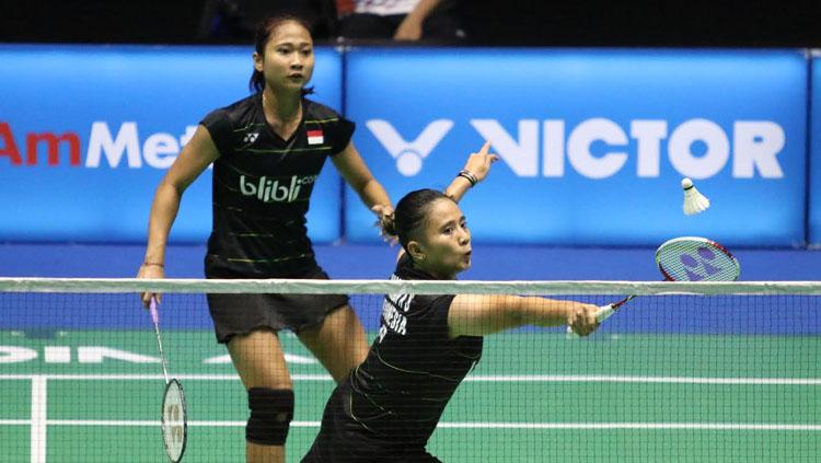 Dua wakil ganda putri Indonesia, Anggia Shitta Awanda/Ni Ketut Mahadewi Istarani di ajang Malaysia Super Series Premier 2017. Copyright: HUMAS PBSI