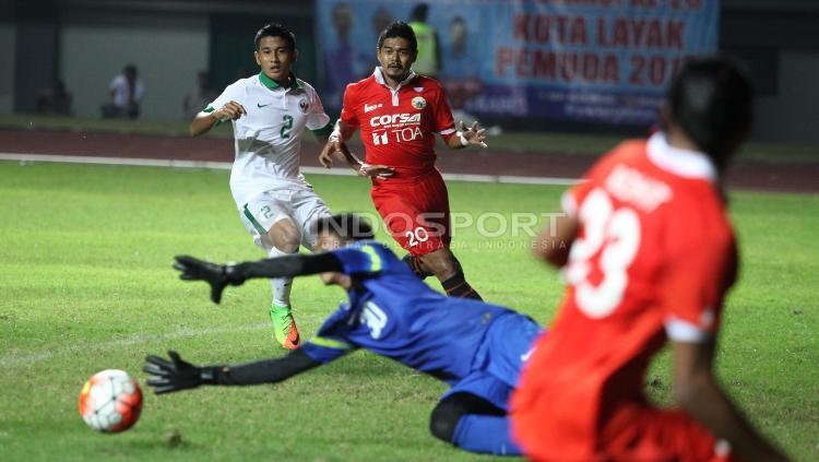 Persija Jakarta vs Timnas U-22. Copyright: Herry Ibrahim/INDOSPORT