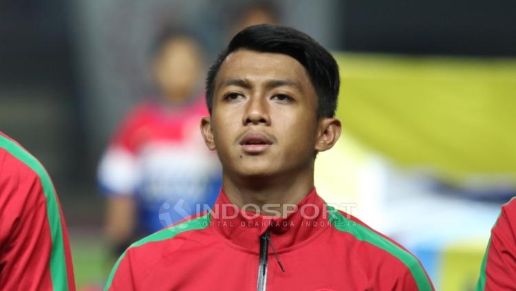 Febri Hariyadi dalam balutan seragam Timnas Indonesia. Copyright: Herry Ibrahim/INDOSPORT