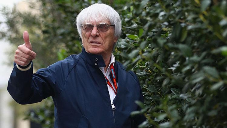Mantan bos Formula 1, Bernie Ecclestone. - INDOSPORT