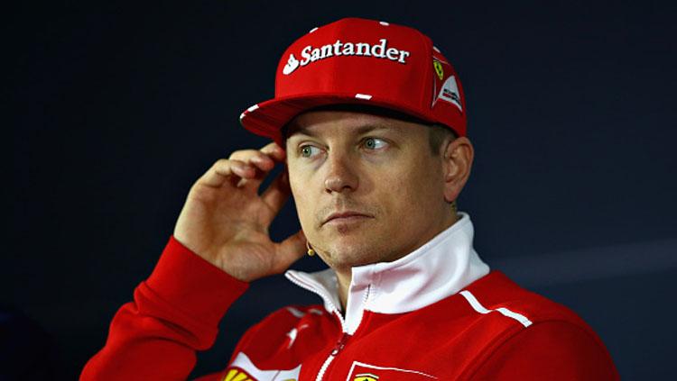 Kimi Raikkonen saat dalam konferensi pers. Copyright: Clive Mason/Getty Images