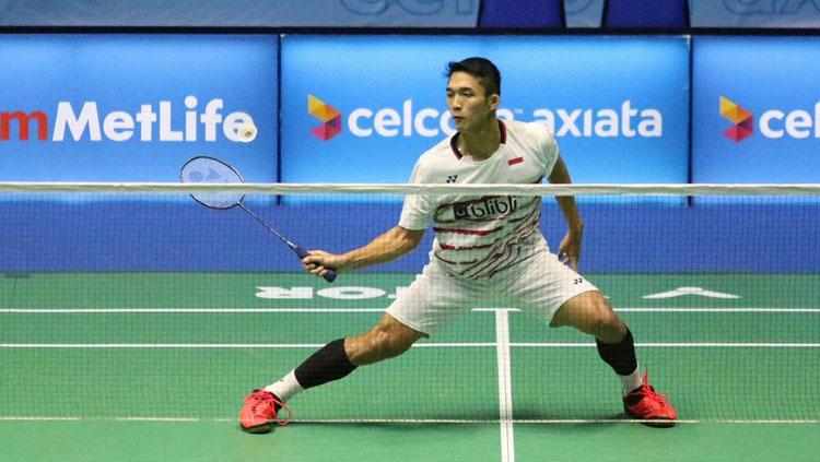 Tunggal putra Indonesia, Jonatan Christie gagal melaju ke semifinal. Copyright: badmintonindonesia.org