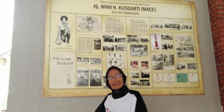Wiwi Hadhi Kusdarti dianggap sebagai legenda Priangan. Copyright: KOMPAS.com/DENDI RAMDHANI