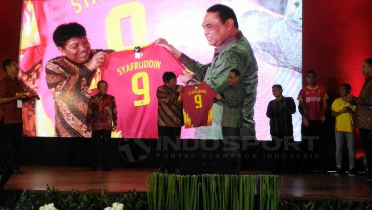 Wakapolri Komjen Pol. Syafruddin mendapat nomor 9. Copyright: Zainal Hasan/INDOSPORT