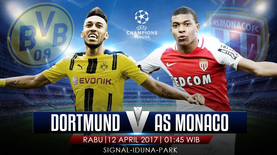 Prediki Borussia Dortmund vs AS Monaco. Copyright: Grafis: Eli Suhaeli/INDOSPORT/Getty Images