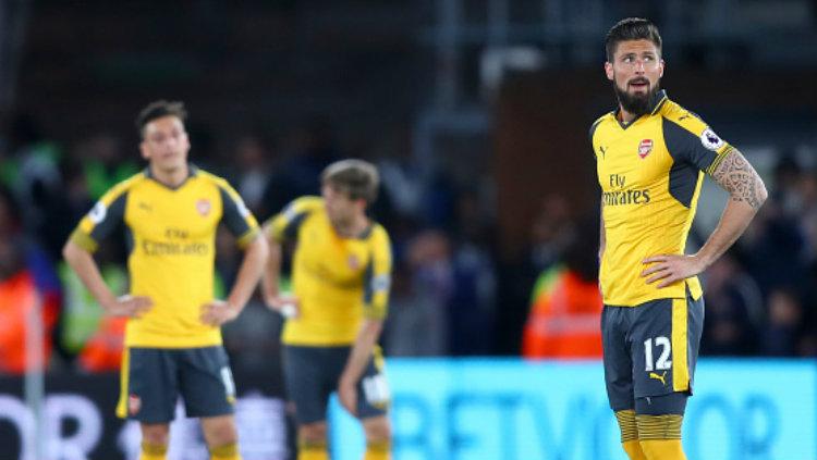 Arsenal harus takluk secara memilukan dengan skor 0-3 atas Crystal Palace. - INDOSPORT