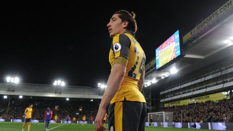 Bek sayap Arsenal, Hector Bellerin. Copyright: Stuart MacFarlane/Arsenal FC via Getty Images