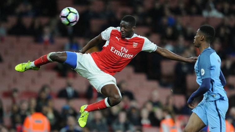 Pemain Arsenal, Yaya Sanogo. - INDOSPORT