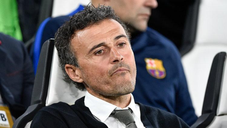 Pelatih Barcelona, Luis Enrique. Copyright: Giuseppe Maffia/NurPhoto via Getty Images