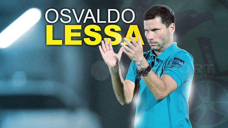 Pelatih Sriwijaya, Osvaldo Lessa. Copyright: Grafis: Eli Suhaeli/INDOSPORT/Istimewa