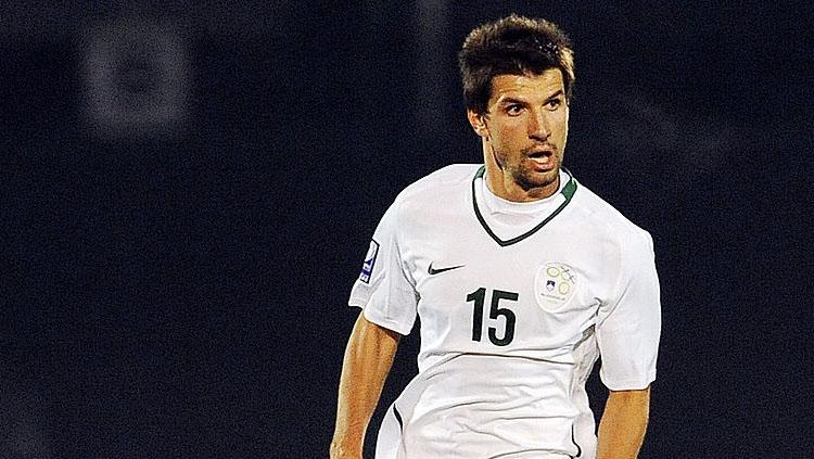 Dalibor Stevanovic pada laga kulaifikasi Piala Dunia 2010 saat melawan San Marino. Copyright: Giuseppe Bellini/Getty Images