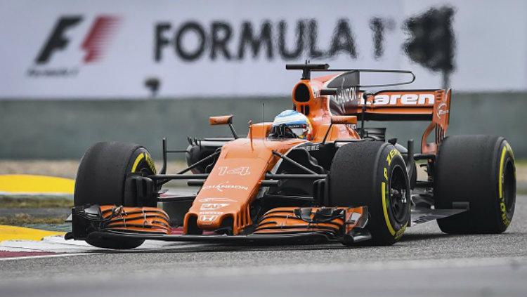 Pembalap tim McLaren-Honda, Fernando Alonso. Copyright: Stringer/Anadolu Agency/Getty Images