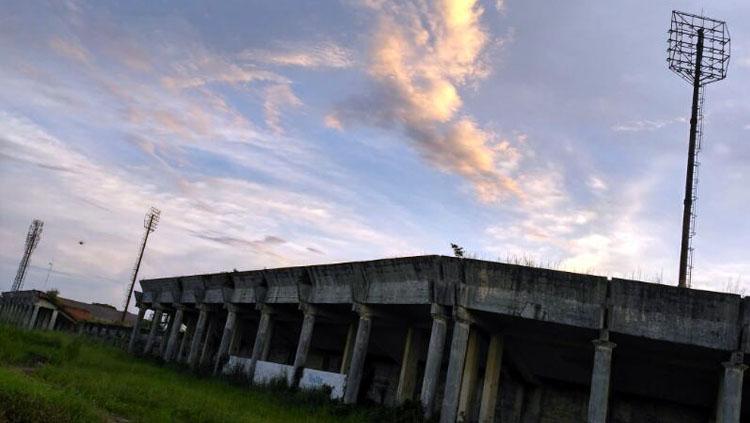 Kondisi terkini Stadion Benteng jelang dialihfungsikan menjadi ruang terbuka hijau.