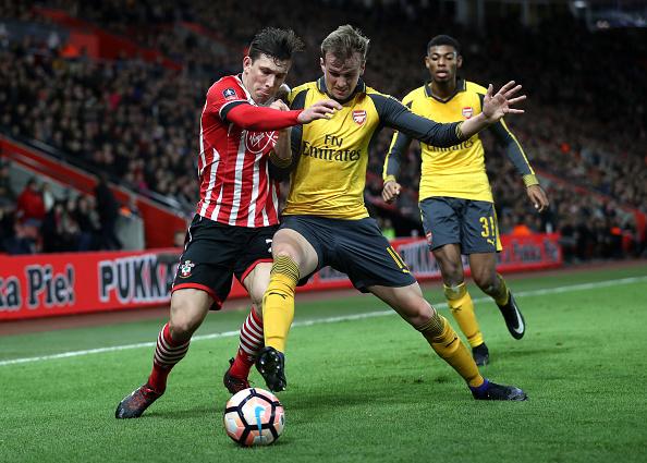 Arsenal saat melawan Southampton. Copyright: Bryn Lennon/Getty Images
