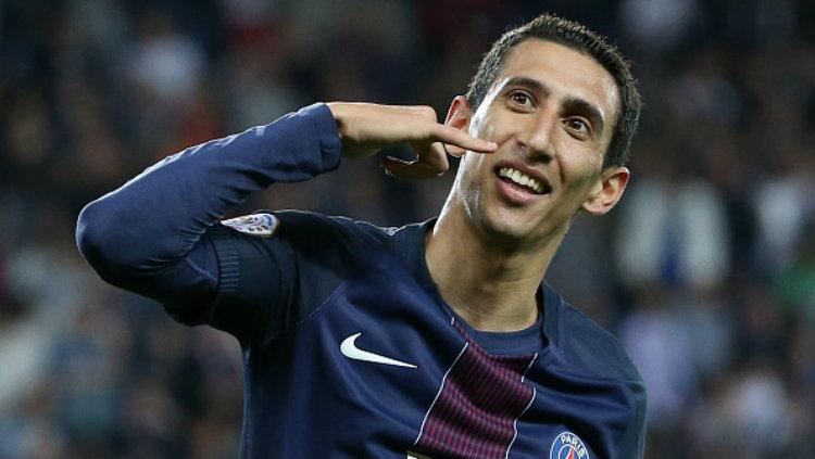 Gelandang andalan Paris Saint-Germain, Angel Di Maria. Copyright: Jean Catuffe/Getty Images