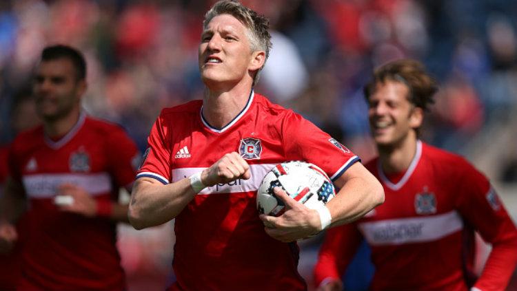 Gelandang Chicago Fire, Bastian Schweinsteiger. Copyright: Chris Sweda/Chicago Tribune/TNS via Getty Images