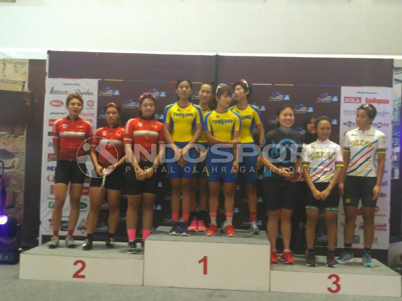 para pemenang JIExpo Criterium. Copyright: Jerry Petrus Manus/INDOSPORT