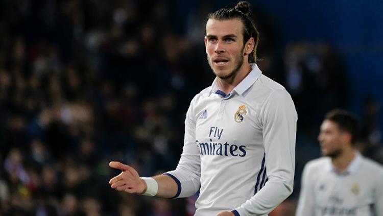 Gareth Bale ketika bertanding melawan Atletico Madrid bulan November 2016 silam. Copyright: Oscar Gonzalez/NurPhoto via Getty Images