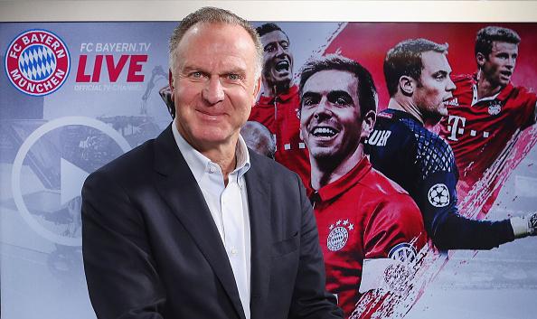 Karl-Heinz Rummenigge, Ketua Bayern Munchen. Copyright: A. Beier/GettyImages