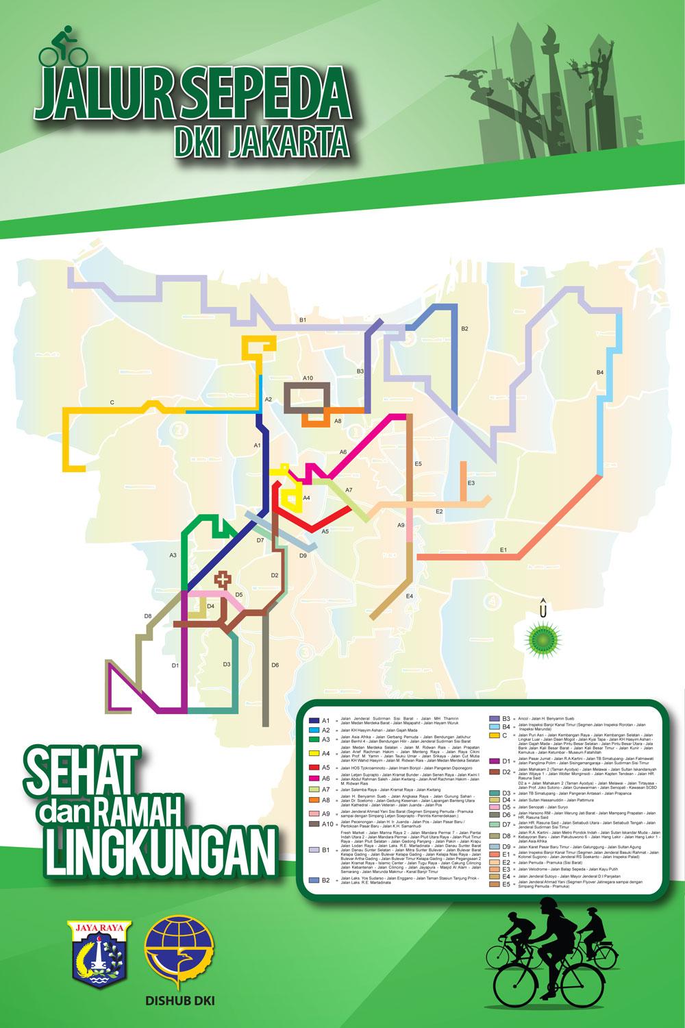 Seberapa Nyaman Jalur Sepeda  di  DKI Jakarta  INDOSPORT