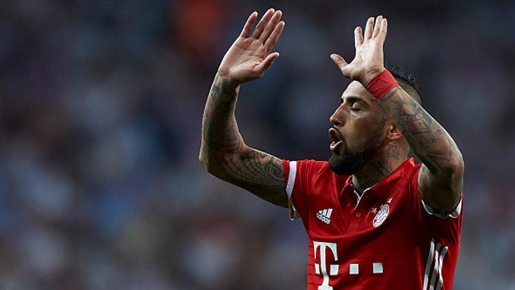 Gelandang Bayern Munchen, Arturo Vidal. Copyright: fotopress/Getty Images