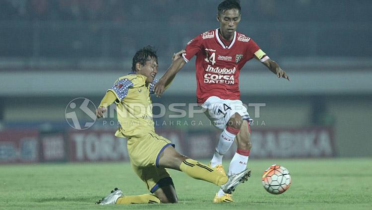 Fadil Sausu optimistis bisa membawa Bali United menang atas Persipura Jayapura. Copyright: Muhammad Fahmi/Indosport
