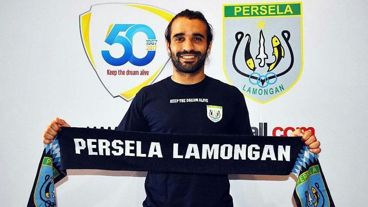 Marquee player Persela Lamongan, Jose Manuel Barbosa Alves. Copyright: Twitter Local Bola Indonesia